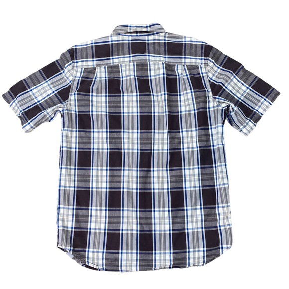 Men’s Carhartt short sleeve plaid button front shirt size L - Picture 5 of 5
